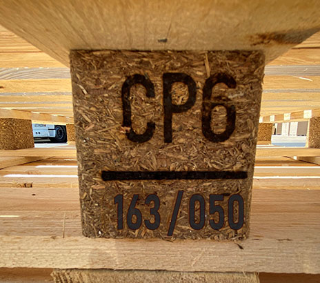 CP6 pallet brandmerk